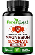 Complejo de Glicinato de Magnesio 500mg - Suplemento de Magnesio en Cápsulas para Sueño y Calma - No GMO, 3er Parte Verificado - 150 Pastillas para - imagen 1