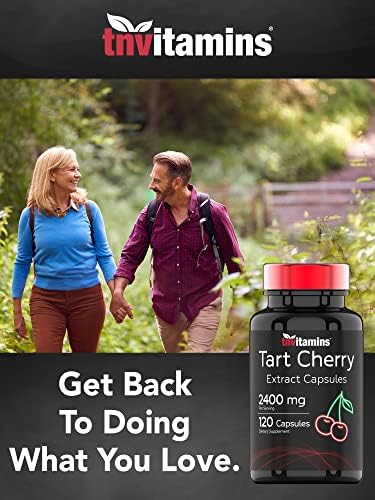 Cápsulas de Cereza Ácida (2400 MG - 120 Contenido) | Extracto de Cereza Montmorency | Antioxidantes, Antocianinas y Fitonutrientes | Ideal para - imagen 5