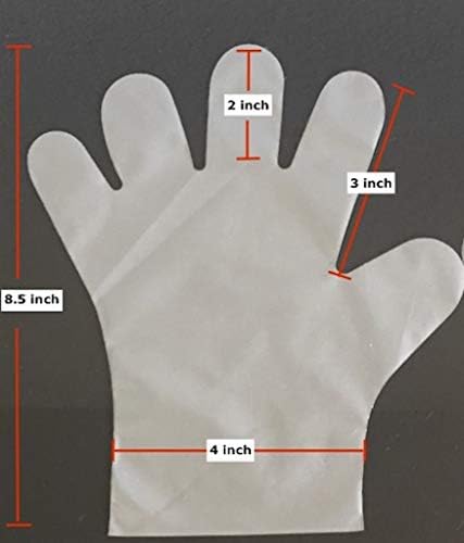 Guantes Kiddiz: Guantes desechables ecológicos para niños de 3 a 8 años (paquete de 100) - imagen 2