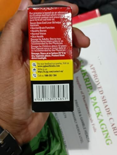 Cápsulas de Aceite de Hígado de Bacalao Seacod, Omega-3, Vitamina A y D, 100 Cápsulas - imagen 2