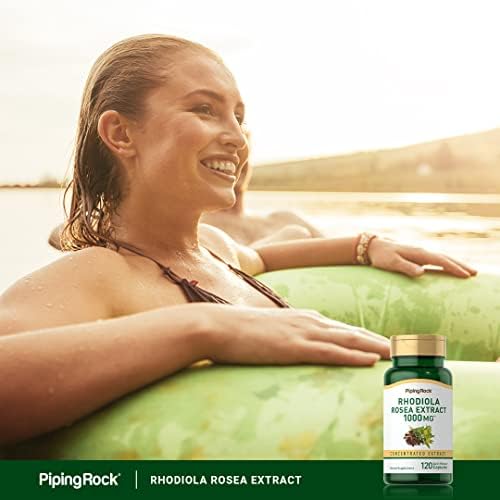 Suplemento de Rhodiola Rosea Piping Rock | 120 Cápsulas | Extracto de Hierbas Concentrado | Sin OGM, Libre de Gluten - imagen 6