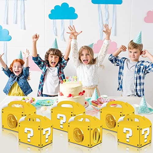 Caja de Dulces Temática OULUN 12 Piezas Super Bros con Signo de Interrogación y Monedas de Oro - imagen 4