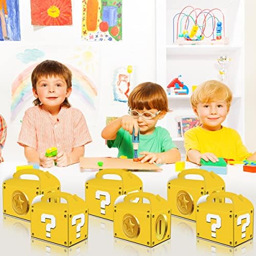 Caja de Dulces Temática OULUN 12 Piezas Super Bros con Signo de Interrogación y Monedas de Oro - imagen 6