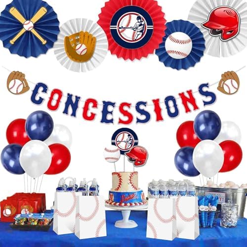 Lusmajoy 16 Piezas de Bolsas de Regalo para Fiesta de Béisbol, Decoración de Cumpleaños, Favor y Dulceros con Diseño de Béisbol para Niños y Adultos - imagen 3