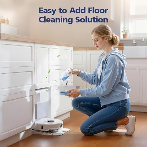Solución de Limpieza VILLAPOOL Compatible con Aspiradoras Robot Roborock, Fórmula Profunda para Pisos de Madera, Cerámica y Laminado, 1L (33.8 fl oz) - imagen 7
