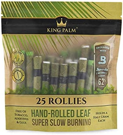 Conos Orgánicos King Palms Rollie Tamaño Negro 25 Piezas (Paquete de 1) - imagen 1