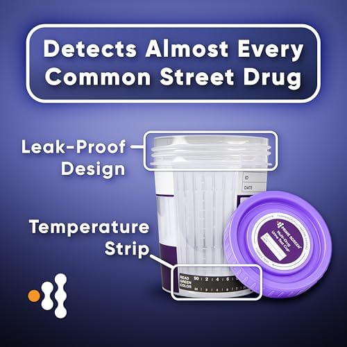 Kit de Prueba de Orina Multi-Drogas Screen 16 Paneles (AMP, BAR, BUP, BZO, COC, mAMP, MDMA, MOP/OPI, MTD, OXY, PCP, THC, ETG, FTY, TRA, K2) - [1 - imagen 2