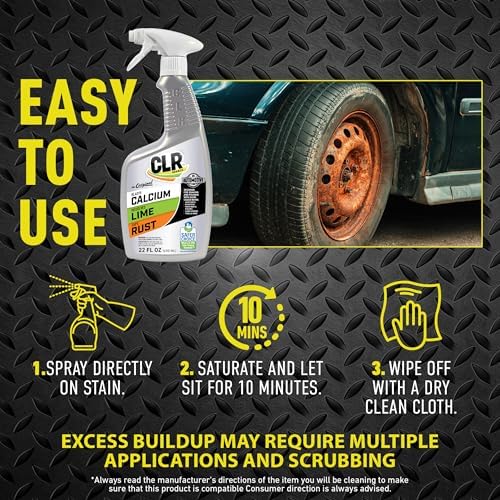 Limpiador en Spray CLR Brands para Calcio, Sarro y Óxido, 22 oz., Multiusos, Certificado EPA Safer Choice, Libre de Amoníaco, Fosfatos y Blanqueador - imagen 6