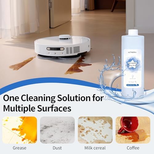 Solución de Limpieza Multi-Superficie para Aspiradoras Robot ECOVACS DEEBOT X11/X9/X8/X5/X2/X1/T80/T50/T30/T20/T10/N30/N20 y más, Limpieza Profunda - imagen 3