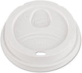 Tapa Dome Dixie D9542 para Bebidas, Compatible con Vasos de Papel Caliente de 12-16oz, Blanca, Paquete de 100 unidades - imagen 1