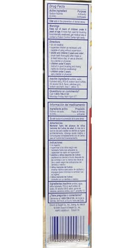 Pasta de Dientes Aim Protección contra Cavidades con Fluoruro, Gel Ultra Menta, 6 Onzas - Paquete de 6 - imagen 3