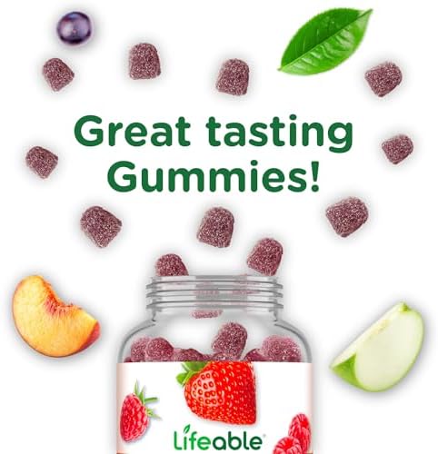 Gomitas Lifeable para Adolescentes con Biotina 10000mcg | Suplemento Vegano de Vitamina B7 | Sabor Delicioso para Crecimiento del Cabello, Piel y - imagen 7