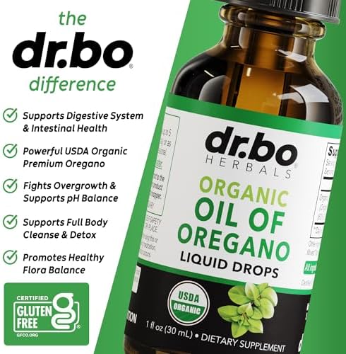 Aceite de Orégano Orgánico en Gotas - Suministro para 6 Meses, Extracto Líquido para Limpieza, Desintoxicación, Soporte Inmunológico y Salud - imagen 4