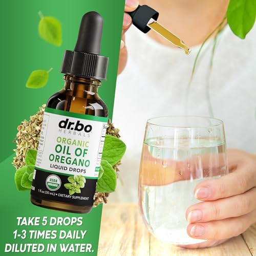 Aceite de Orégano Orgánico en Gotas - Suministro para 6 Meses, Extracto Líquido para Limpieza, Desintoxicación, Soporte Inmunológico y Salud - imagen 7