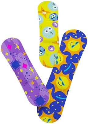 Curitas Welly | Adhesivas de Tela Flexible para Cortes y Raspones | 48 Piezas con Divertidos Diseños de Planet Pals en Lata de ros Auxilios - imagen 5
