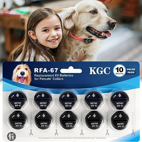 Paquete de 10 Baterías RFA-67 de 6V para Collares de Perro, Compatible con PetSafe PIF-300, PIF-275-19, PUL-275, PIF00-15002, PBC-102, ZIG00-16969 - imagen 1