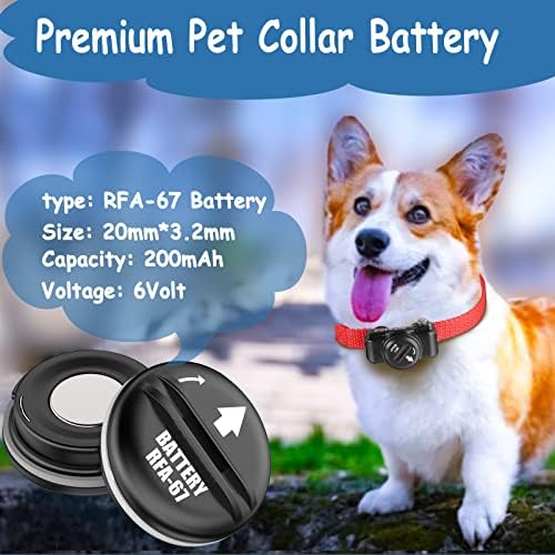 Paquete de 10 Baterías RFA-67 de 6V para Collares de Perro, Compatible con PetSafe PIF-300, PIF-275-19, PUL-275, PIF00-15002, PBC-102, ZIG00-16969 - imagen 2