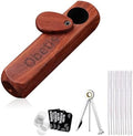 Juego de Regalo de Pipa de Tabaco Obetis de Madera de Rosa - Pipa de Madera Artesanal con Tapa, Compacta y Portátil para Viajes - Pipa de Madera con - imagen 1