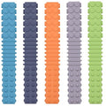 Juguetes de Masticar Xtra Tough para Niños con Autismo - Paquete de 5 Juguetes de Silicona para Masticadores Agresivos con ADHD y SPD - imagen 1