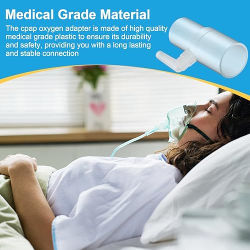Adaptador de Enriquecimiento de Oxígeno Qiyaz - Paquete de 4, Conector Universal para Manguera CPAP, Compatible con Tubos Calentados y No Calentados - imagen 3