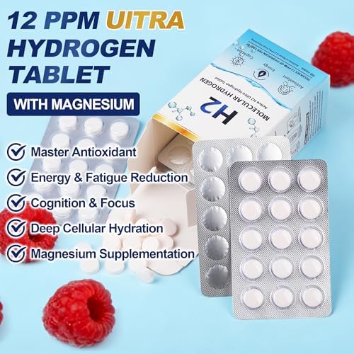 Tabletas de Hidrógeno Molecular Crobirware (12 PPM) - 90 Tabletas de Alta Potencia para Agua, Rápida Disolución, Energía, Enfoque y - imagen 2