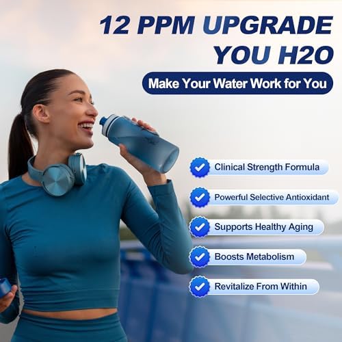 Tabletas de Hidrógeno Molecular Crobirware (12 PPM) - 90 Tabletas de Alta Potencia para Agua, Rápida Disolución, Energía, Enfoque y - imagen 8