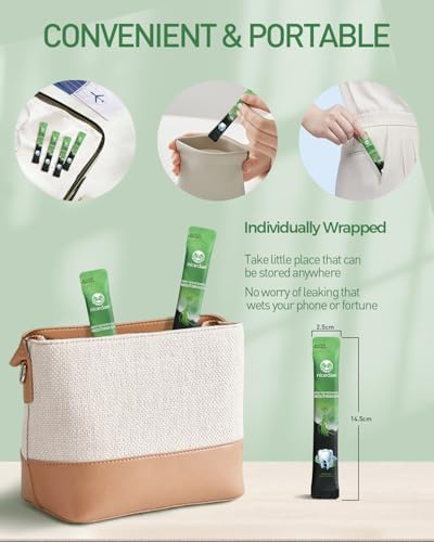 Nicedae Enjuague Bucal de Tamaño Viaje, Paquetes Portátiles Sin Alcohol ni Flúor, Menta Fresca, 30 Paquetes Individuales, Esenciales para Cruceros - imagen 4