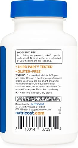 Nutricost Luteolina con Complejo de Rutin 100mg (50mg Luteolina, 50mg Rutin) 120 Cápsulas - Vegetariano, Sin OGM, Sin Gluten - imagen 4