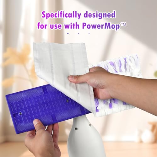 Paquete de 20 Repuestos Desechables para Fregadora PowerMop, Almohadillas Multi-Superficie para Limpiar Pisos - imagen 4