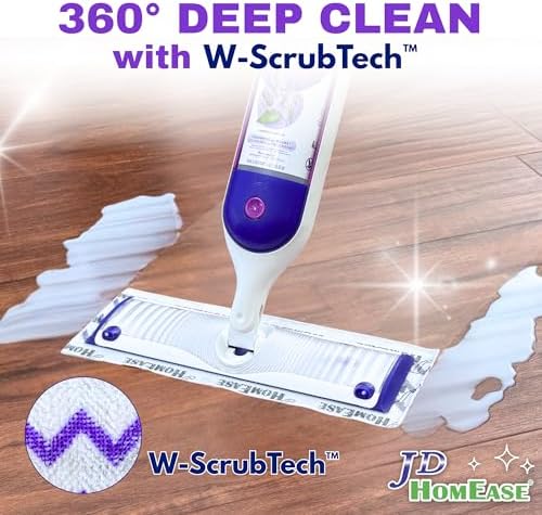 JD HOMEASE 24 Paquetes de Almohadillas Desechables de Microfibra para Reemplazo de Mopas Swiffer PowerMop, Limpieza Profunda Multi-Superficie - imagen 5