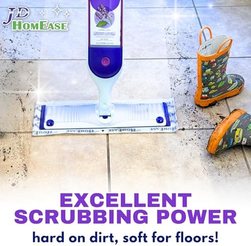JD HOMEASE 24 Paquetes de Almohadillas Desechables de Microfibra para Reemplazo de Mopas Swiffer PowerMop, Limpieza Profunda Multi-Superficie - imagen 6