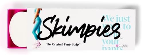 Skimpies Liner Original para Leggings™ | Luce como sin ropa interior sin filtraciones, manchas, olores o infecciones | Paquete de 12, Color Blanco - imagen 2