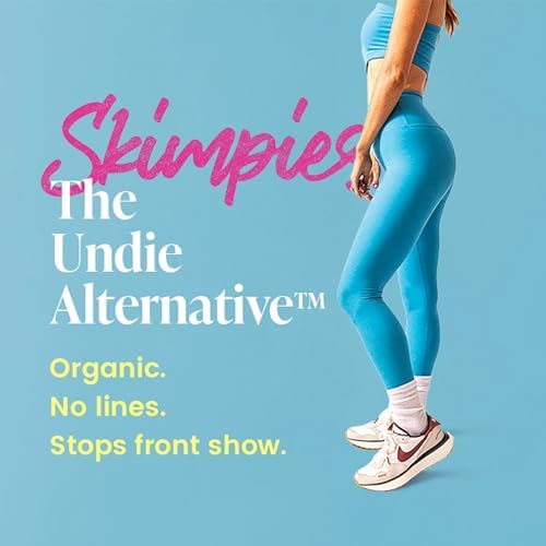 Skimpies Liner Original para Leggings™ | Luce como sin ropa interior sin filtraciones, manchas, olores o infecciones | Paquete de 12, Color Blanco - imagen 4