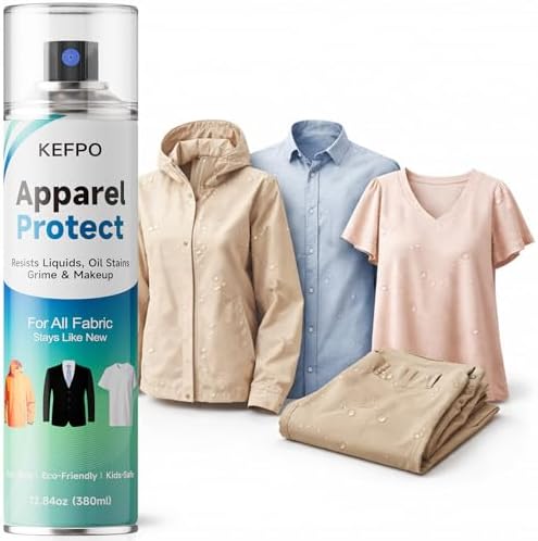 Spray Protector de Tela KEFPO para Hogar: Tratamiento Impermeable y Resistente a Manchas para Ropa - 12.84 oz - imagen 1