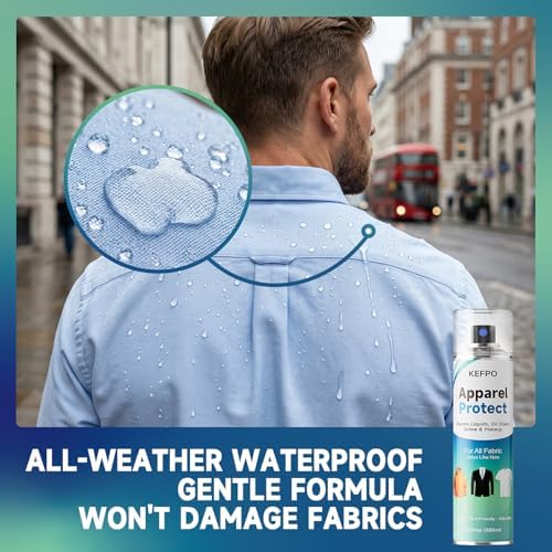 Spray Protector de Tela KEFPO para Hogar: Tratamiento Impermeable y Resistente a Manchas para Ropa - 12.84 oz - imagen 2