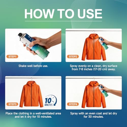 Spray Protector de Tela KEFPO para Hogar: Tratamiento Impermeable y Resistente a Manchas para Ropa - 12.84 oz - imagen 7