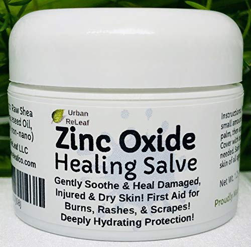 Pomada de Óxido de Zinc Urban ReLeaf - Alivia y Protege Piel Dañada, Lesiones y Seca - ros Auxilios, Quemaduras, Erupciones, Raspones - Hidratación - imagen 1