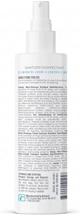 BRIOTECH Desinfectante en Spray Hipocloroso, Elimina 99.99% de Virus y Bacterias, Control de Moho y Olores, Suave para Guarderías y Áreas de Juego, - imagen 8