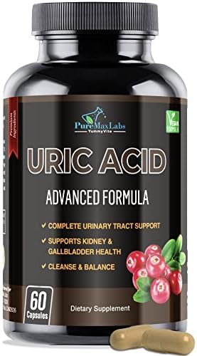 YUMMYVITE Fórmula Avanzada de Ácido Úrico – Limpieza de Riñones, Hígado, Vesícula Biliar y Tracto Urinario con Arándano, Chanca Piedra, Cereza Ácida, - imagen 1