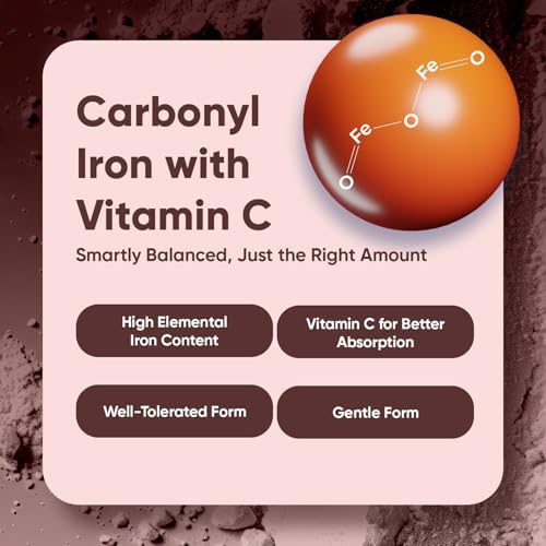 WeightWorld Hierro 65mg con Vitamina C 125mg - 180 Tabletas para Salud Sanguínea, Energía y Soporte Inmunológico | Suplemento Suave Vegano y No - imagen 3