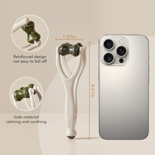 Rodillo de Jade 2 en 1 CHOSIN y Masajeador de Dedos para Alivio de Fatiga y Dolor, Artritis para Adultos Mayores - Herramienta Terapéutica Doble Cara - imagen 7
