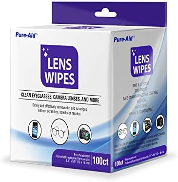 Toallitas para Lentes, Limpia Gafas, Lentes de Cámara, Smartphones y Más (100 Toallitas en 1 Paquete) - imagen 1