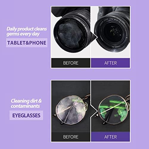 Toallitas para Lentes, Limpia Gafas, Lentes de Cámara, Smartphones y Más (100 Toallitas en 1 Paquete) - imagen 2
