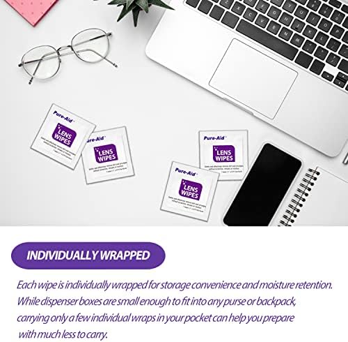 Toallitas para Lentes, Limpia Gafas, Lentes de Cámara, Smartphones y Más (100 Toallitas en 1 Paquete) - imagen 4
