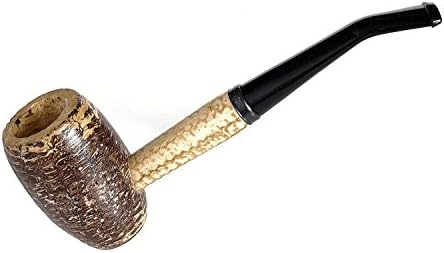 Pipa de Tabaco Missouri Meerschaum Country Gentleman de Mazorca de Maíz - Con Punta Curva - imagen 1