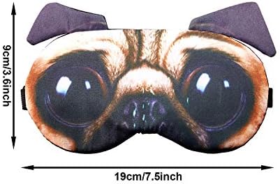 Syhood Paquete de 10 Antifaces Divertidos para Juegos de Fiesta, Máscara de Sueño de Animales, Gato y Perro, Suave y Ajustable para Adultos - imagen 2