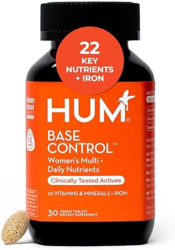 HUM Base Control Multivitamínico para Mujeres con Vitamina C, Hierro, Biotina, Zinc, Complejo B, 30 Cápsulas, Sin Gluten, Apoyo para Pre-Menopausia - imagen 1