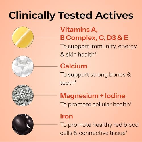 HUM Base Control Multivitamínico para Mujeres con Vitamina C, Hierro, Biotina, Zinc, Complejo B, 30 Cápsulas, Sin Gluten, Apoyo para Pre-Menopausia - imagen 4