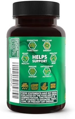 Suplemento BioEmblem de NAD+ | 300 mg de Ribósido de Nicotinamida con CoQ10 y Resveratrol | Apoya el Envejecimiento Saludable, Energía Celular y - imagen 7