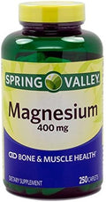 Magnesio 400 Mg 250 Tabletas de Spring Valley - imagen 1